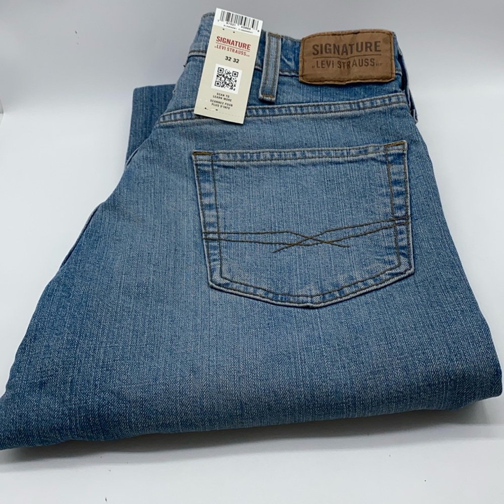 Levi Strauss Signature Bootcut 5 Pocket Men’s Blue Jeans Size 32 x 32